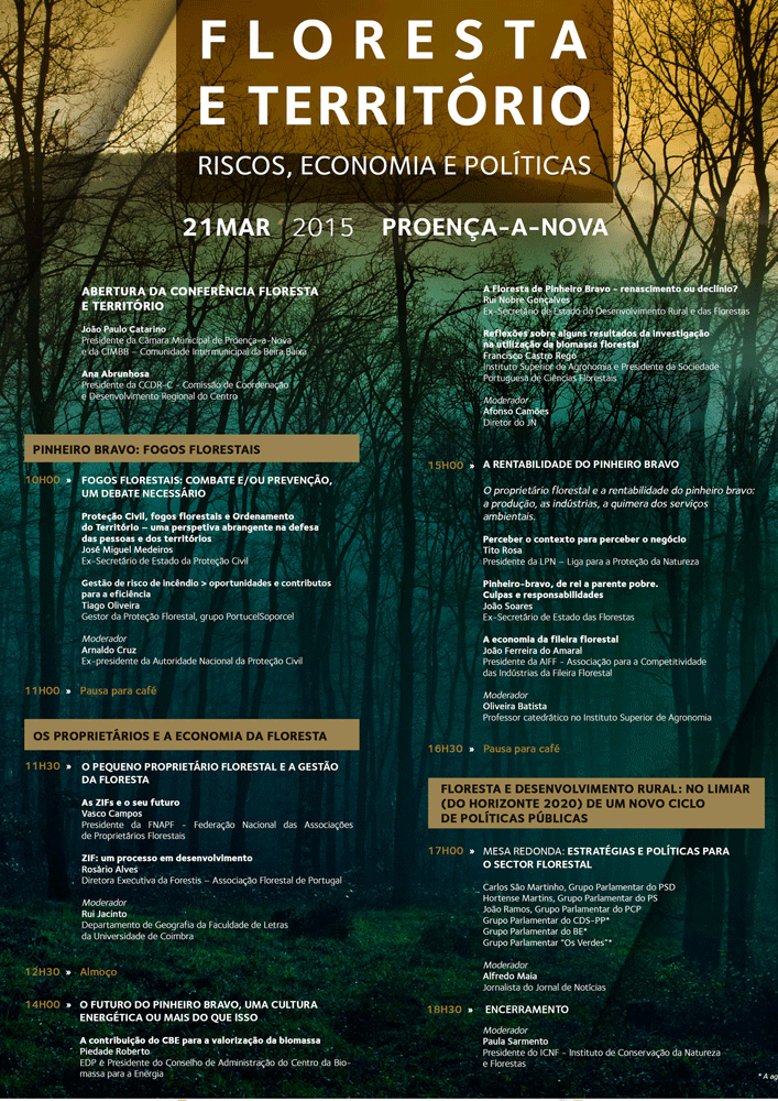 Castelo Branco: CIMBB promove conferência “O presente e o futuro da floresta: Risco, Economia e Políticas”