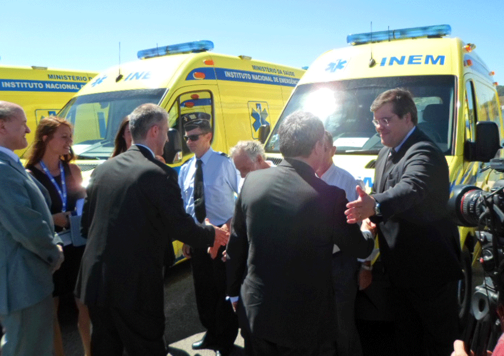 Vila de Rei: Bombeiros receberam nova Ambulância de Emergência Médica