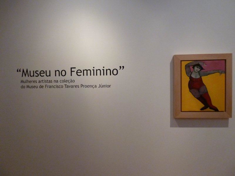 Exposição “Museu no Feminino: mulheres artistas na coleção do Museu de Francisco Tavares Proença Júnior