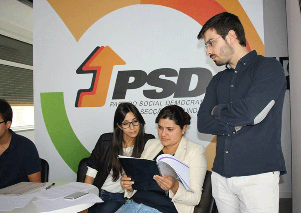 Castelo Branco:  Distrital da JSD recebeu Comissão Política Nacional
