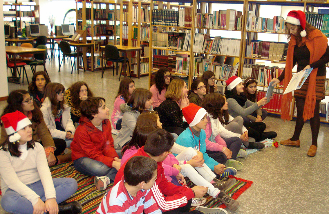 Castelo Branco: Biblioteca Escolar Afonso de Paiva com “sorrisos de neve”