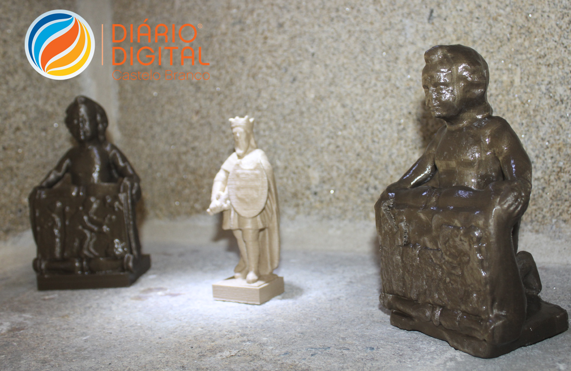50 estátuas do Jardim do Paço em Castelo Branco foram digitalizadas