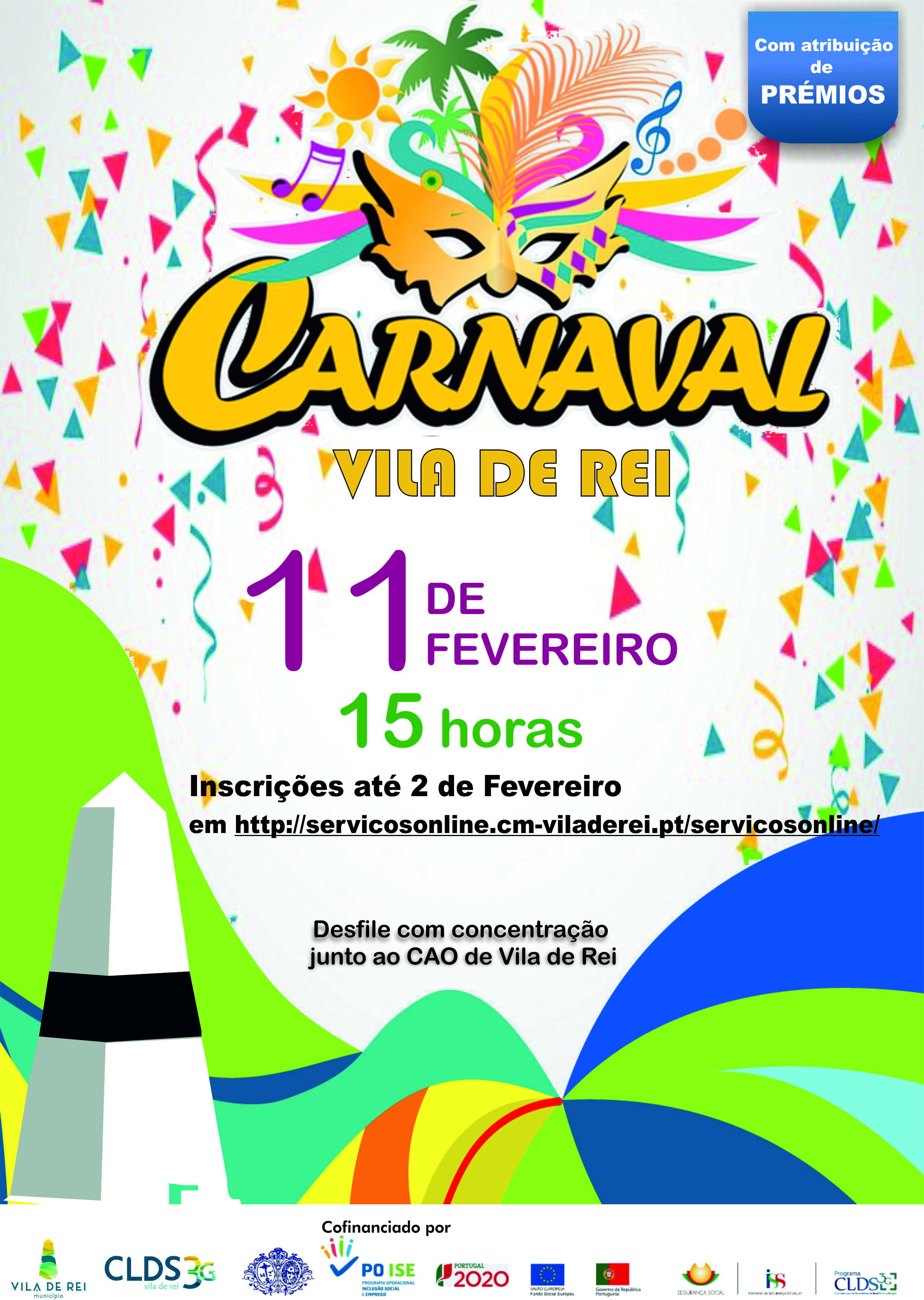Vila de Rei: Desfile de Carnaval e regresso a 11 de fevereiro