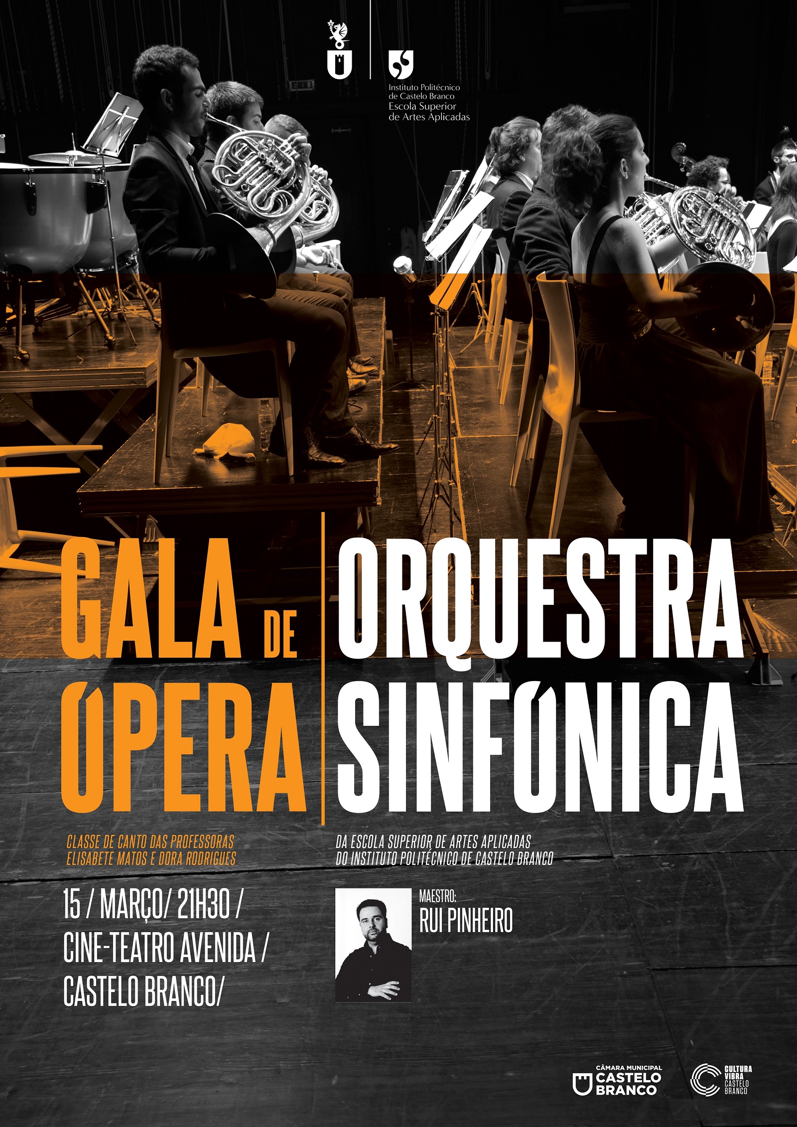Castelo Branco: Gala de Ópera com a Orquestra Sinfónica da ESART – IPCB