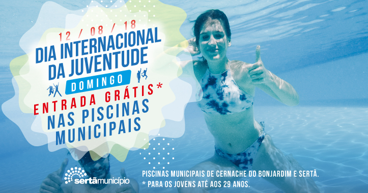 Sertã assinala Dia Internacional da Juventude com entradas gratuitas nas piscinas