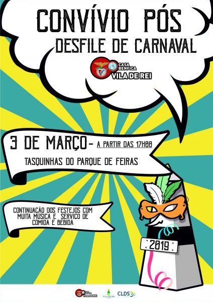 Casa do Benfica de Vila de Rei organiza convívio após Desfile de Carnaval