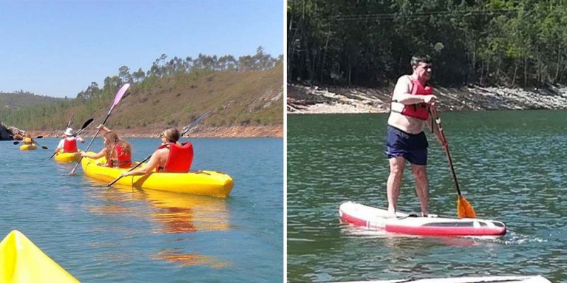 Vila de Rei propõe passeio de canoagem e prática de SUP – Stand Up Paddle