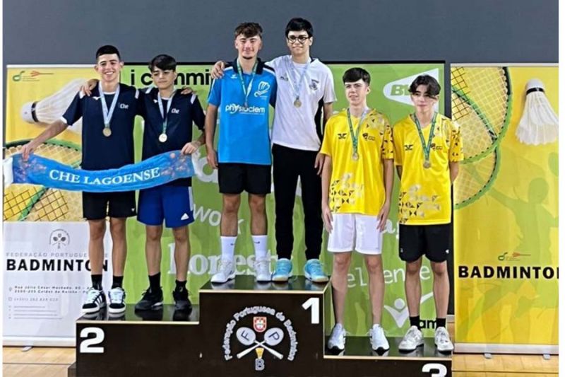 Badminton: Desportivo de Castelo Branco sobe ao pódio no escalão Sub17
