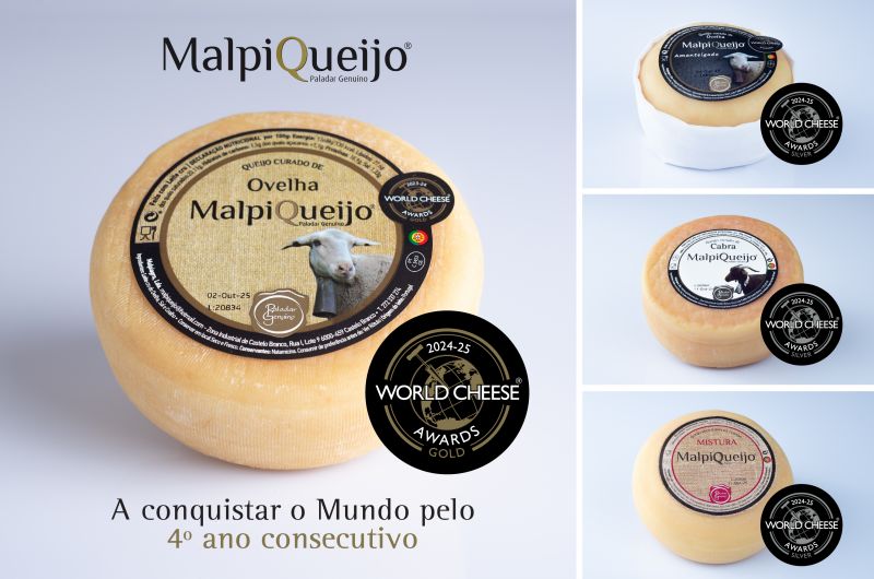 Castelo Branco: Malpiqueijo vence 4 galardões no World Cheese Awards 2024