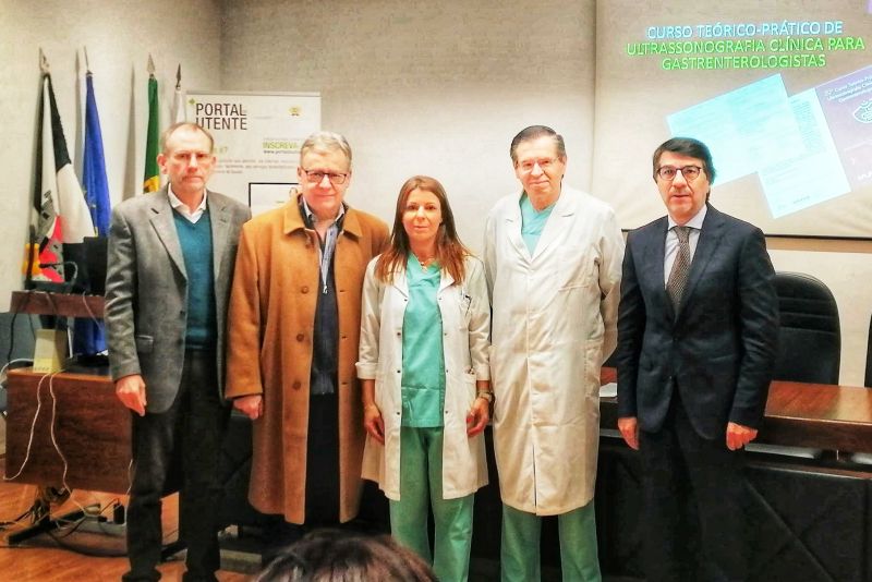 Gastrenterologistas tiram curso de Ultrassonografia Clínica em Castelo Branco
