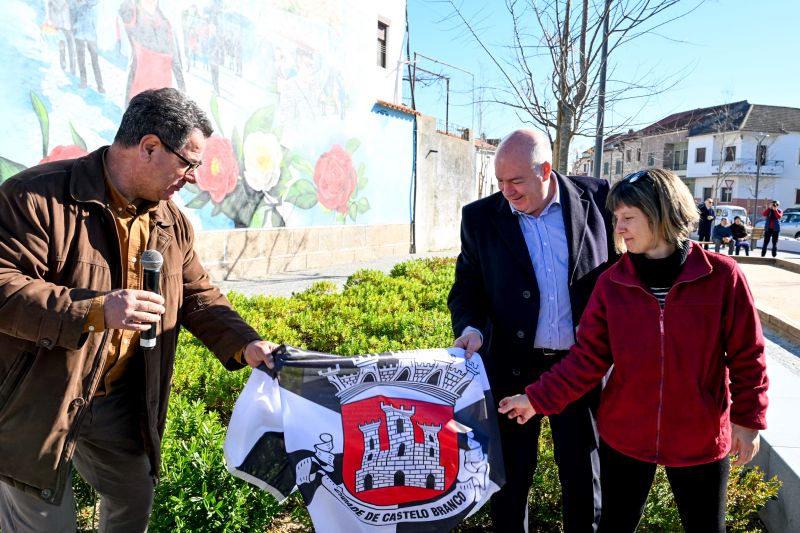 Castelo Branco: Câmara inaugurou requalificação do Largo dos Olivais e Zona Envolvente na Lardosa