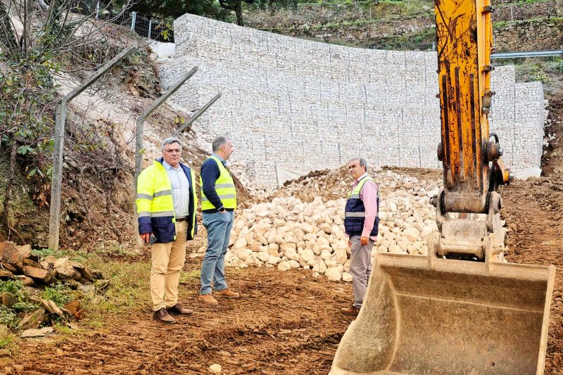 Sertã: Construção de muro de suporte à EN238 garante segurança da via entre Troviscal e Troviscainho