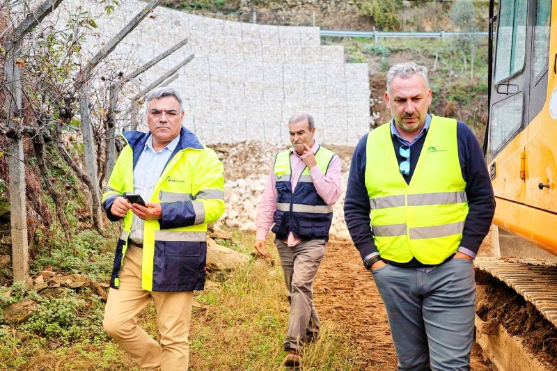 Sertã: Construção de muro de suporte à EN238 garante segurança da via entre Troviscal e Troviscainho