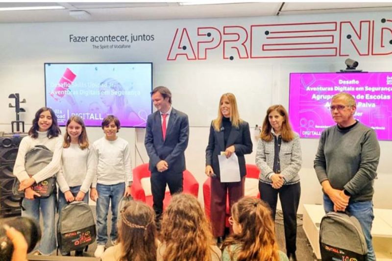 Castelo Branco: Agrupamento Afonso de Paiva vence “Skills Upload Jr Challenge – DigitALL” da Fundação Vodafone Portugal