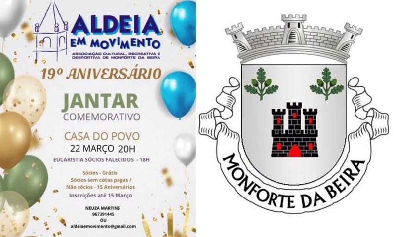 Castelo Branco: Associação “Aldeia em Movimento” festeja aniversário com jantar comemorativo
